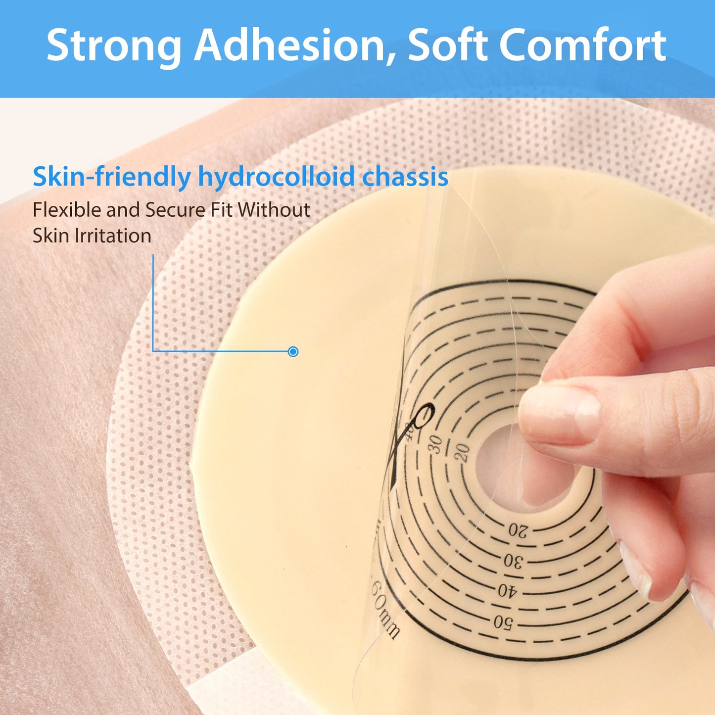 Heagi 30 PCS Colostomy Bags Ostomy Supplies, One Piece Drainable Pouches for Ileostomy - HEAGI - Colostomy bags Supplies