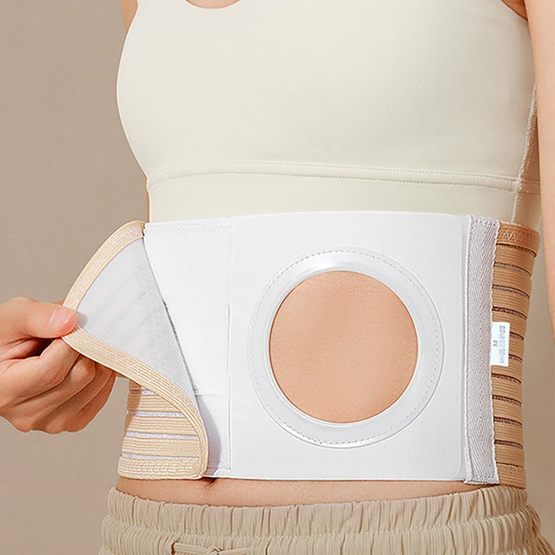 HEAGI Ostomy Hernia Support Belt - Elastic Abdominal Belt for Men and Women - Prevents Stoma Hernia, Reinforces Colostomy Bag - HEAGI - Colostomy bags Supplies