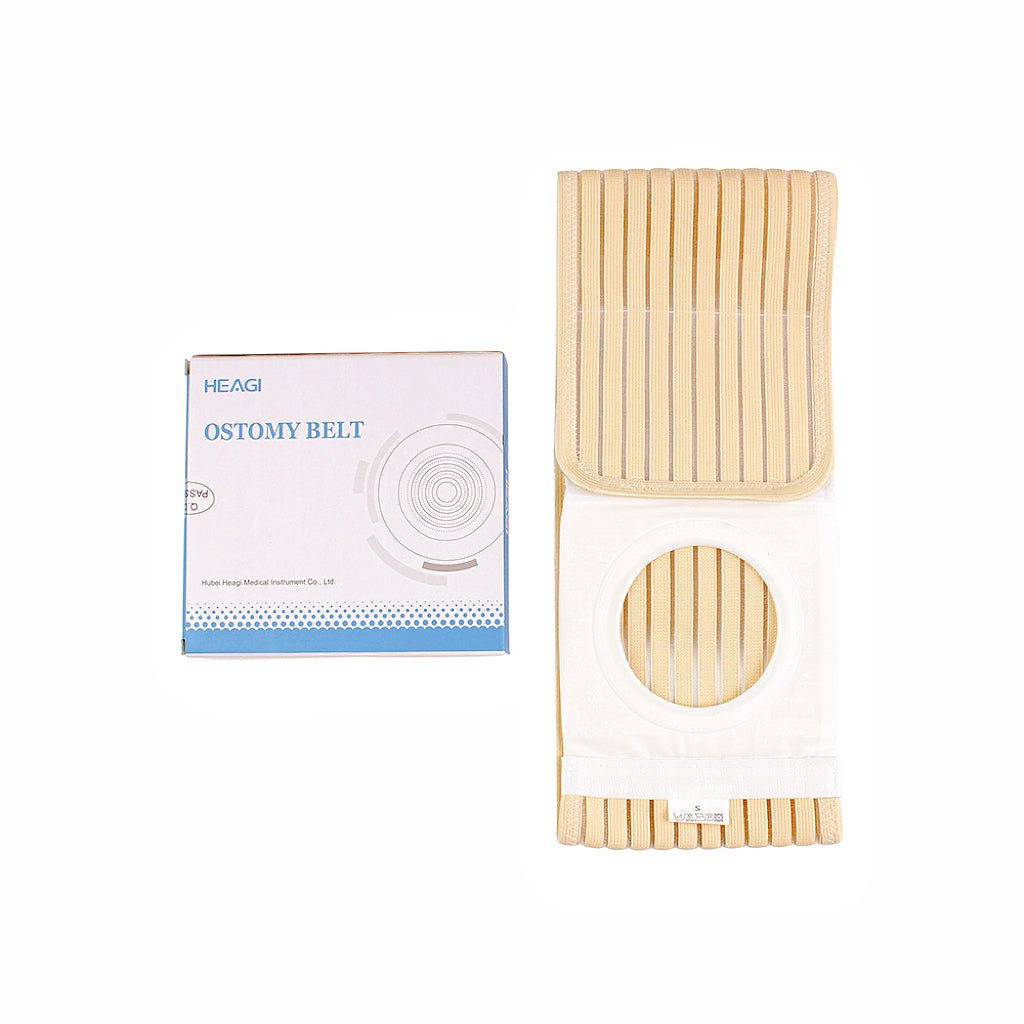 HEAGI Ostomy Hernia Support Belt - Elastic Abdominal Belt for Men and Women - Prevents Stoma Hernia, Reinforces Colostomy Bag - HEAGI - Colostomy bags Supplies