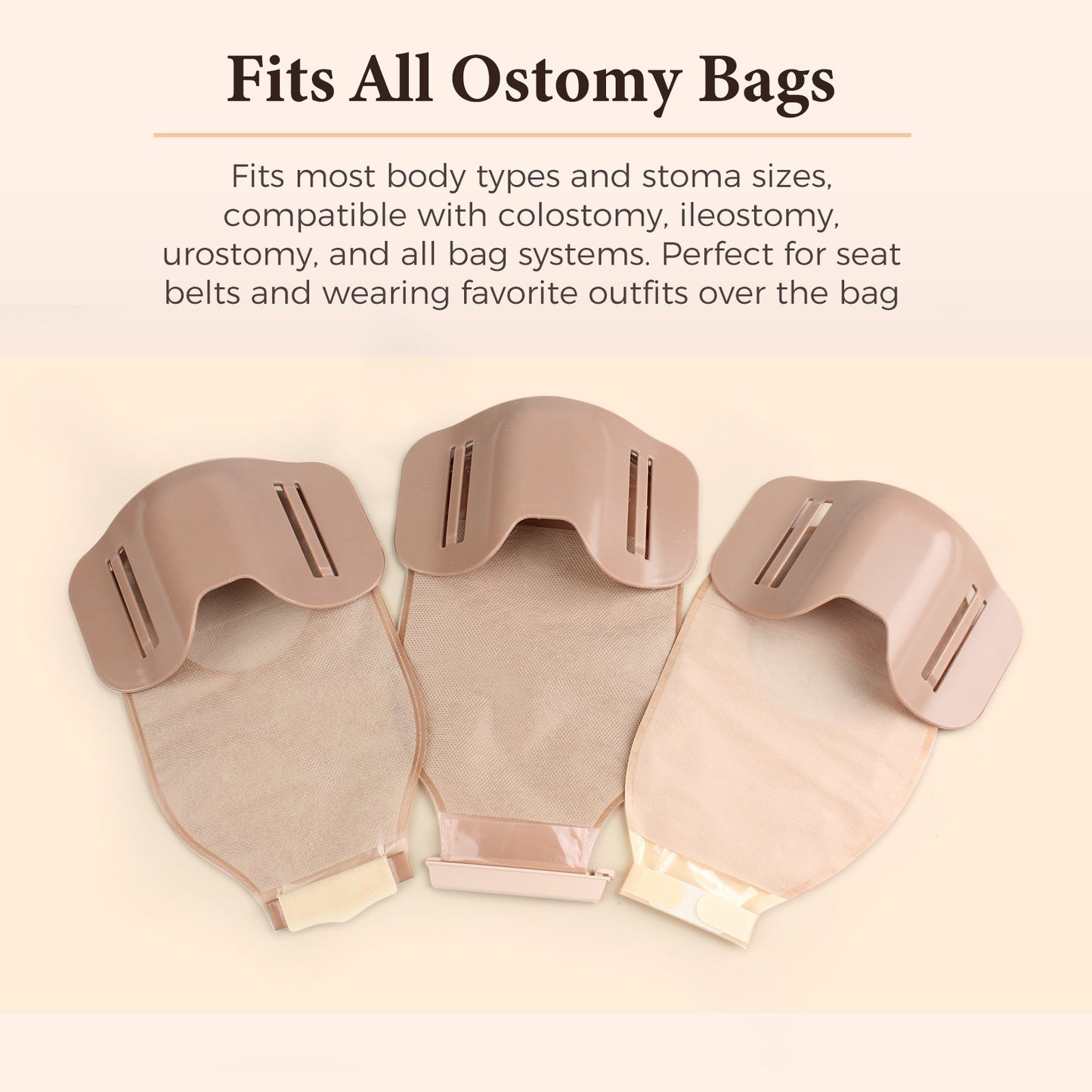 Heagi Stoma Shield, Osotmy Anti - Collision Sports Work Protection Shield, Ostomy Bag Cover Fits Colostomy, Ileostomy & Urostomy Bags - HEAGI - Colostomy bags Supplies