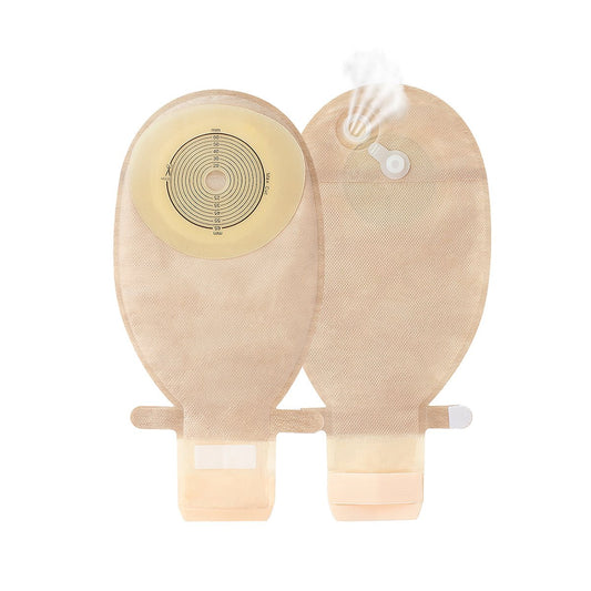 HEAGI 1 - Piece Colostomy Bag with Gas Release for Odor Control Drainable Pouch Ostomy Care Supplies - HEAGI - Colostomy bags Supplies