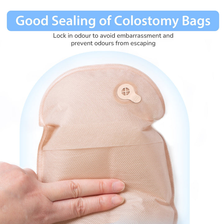 HEAGI 20Pcs Colostomy Bag Exhaust Holes for Ileostomy, One Piece Drainable Pouch Ostomy Care Supplies - HEAGI - Colostomy bags Supplies