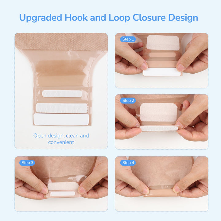 HEAGI Dual Vent System Colostomy Bags for Ileostomy, One Piece Drainable Pouch Ostomy Supplies - HEAGI - Colostomy bags Supplies