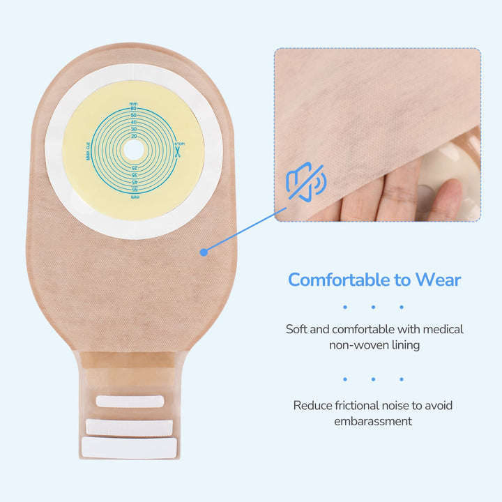 HEAGI Dual Vent System Colostomy Bags for Ileostomy, One Piece Drainable Pouch Ostomy Supplies - HEAGI - Colostomy bags Supplies