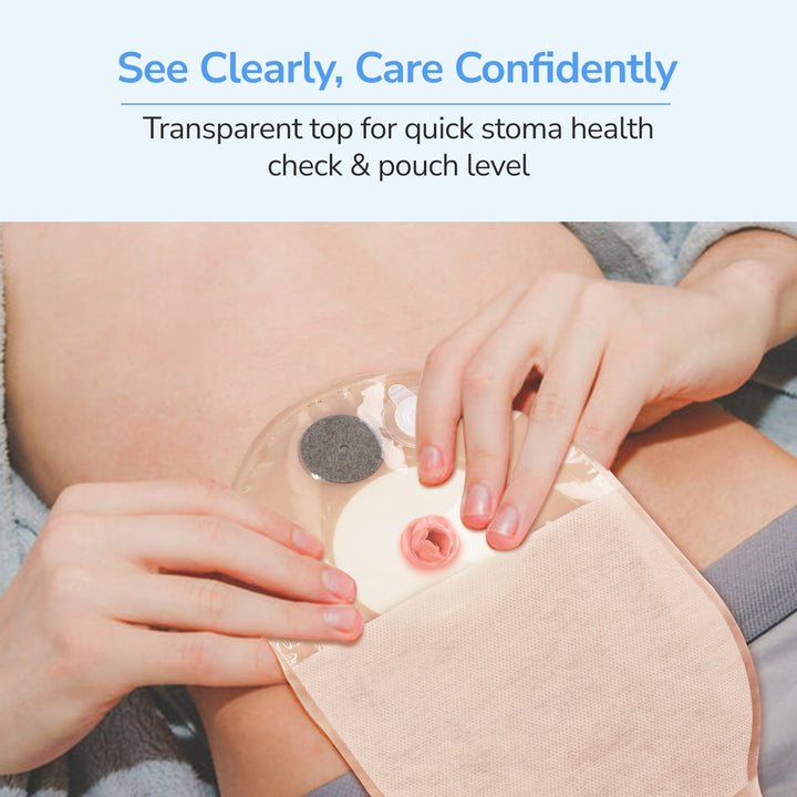 HEAGI Dual Vent System Colostomy Bags for Ileostomy, One Piece Drainable Pouch Ostomy Supplies - HEAGI - Colostomy bags Supplies