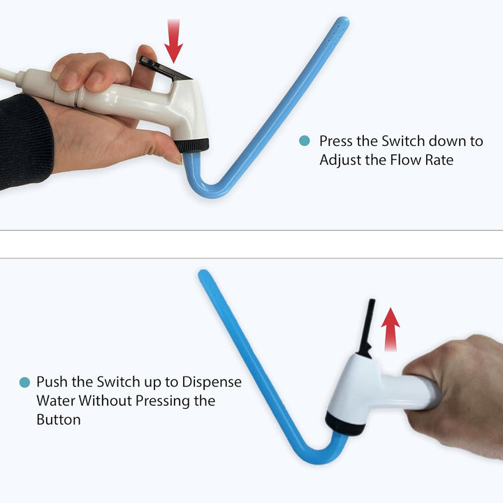 HEAGI Ostomy Bag Cleaning Tool - Colostomy Bag Flusher - Universal Fit with Easy Attachment for Toilet Inlet or Tap 20mm - HEAGI - Colostomy bags Supplies