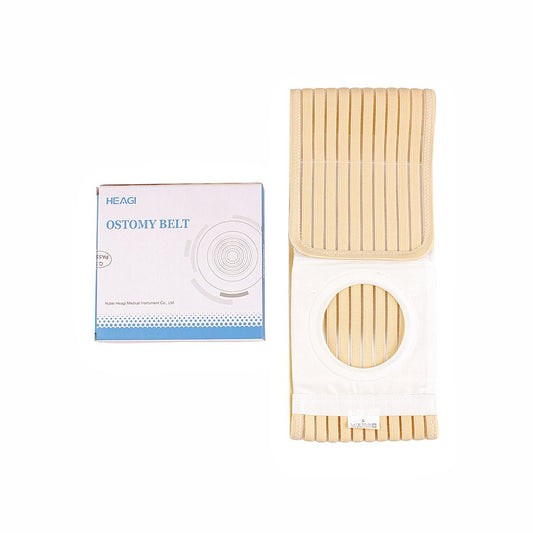 HEAGI Ostomy Hernia Support Belt - Elastic Abdominal Belt for Men and Women - Prevents Stoma Hernia, Reinforces Colostomy Bag - HEAGI - Colostomy bags Supplies