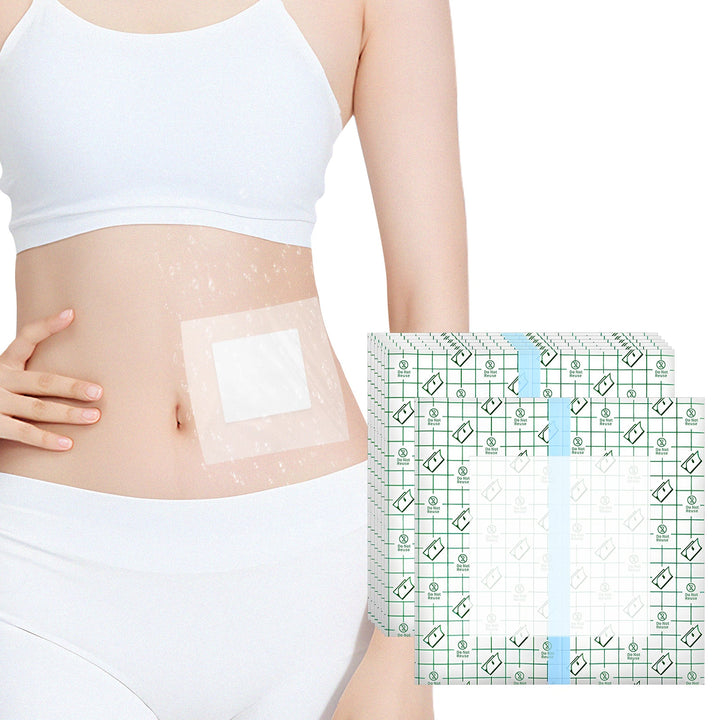 Heagi Waterproof Ostomy Shower Covers, 50 Pack Wound & Catheter Protection with Soft Non - Stick Pad - HEAGI - Colostomy bags Supplies