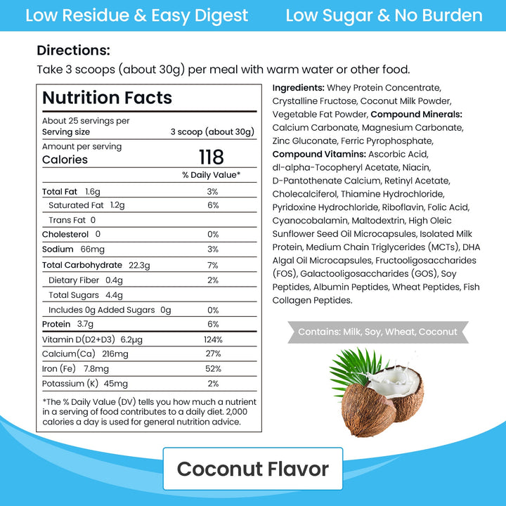 Hydrolyzed Protein Shake for Ostomates Easy - Digest Post - Surgery Nutrition, Ready to Drink - HEAGI - Colostomy bags Supplies