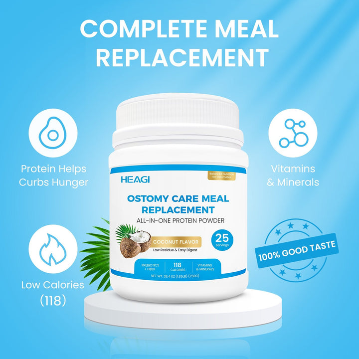 Hydrolyzed Protein Shake for Ostomates Easy - Digest Post - Surgery Nutrition, Ready to Drink - HEAGI - Colostomy bags Supplies