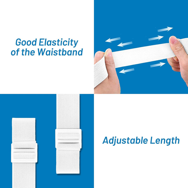 Ostomy Belt,Two - Piece Adjustable Stoma Waistband, Preventing Chassis Warping,Care After Colostomy Ileostomy Surger - HEAGI - Colostomy bags Supplies